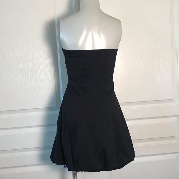 ARMANI EXCHANGE BLACK STRAPLESS DRESS - Picture 4 of 6